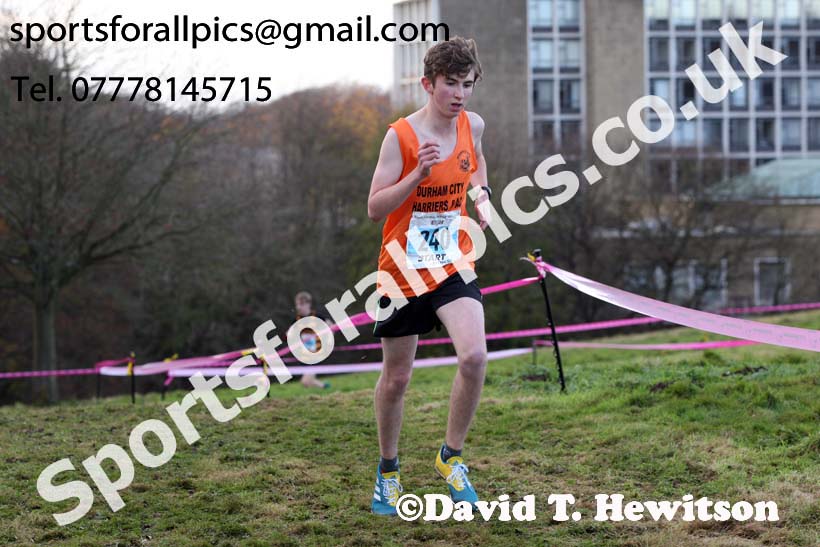Mens under-17s 2017 Start Fitness North Eastern Harrier League, Aykley Heads, Durham. Photo:  David T. Hewitson/Sports for All Pics